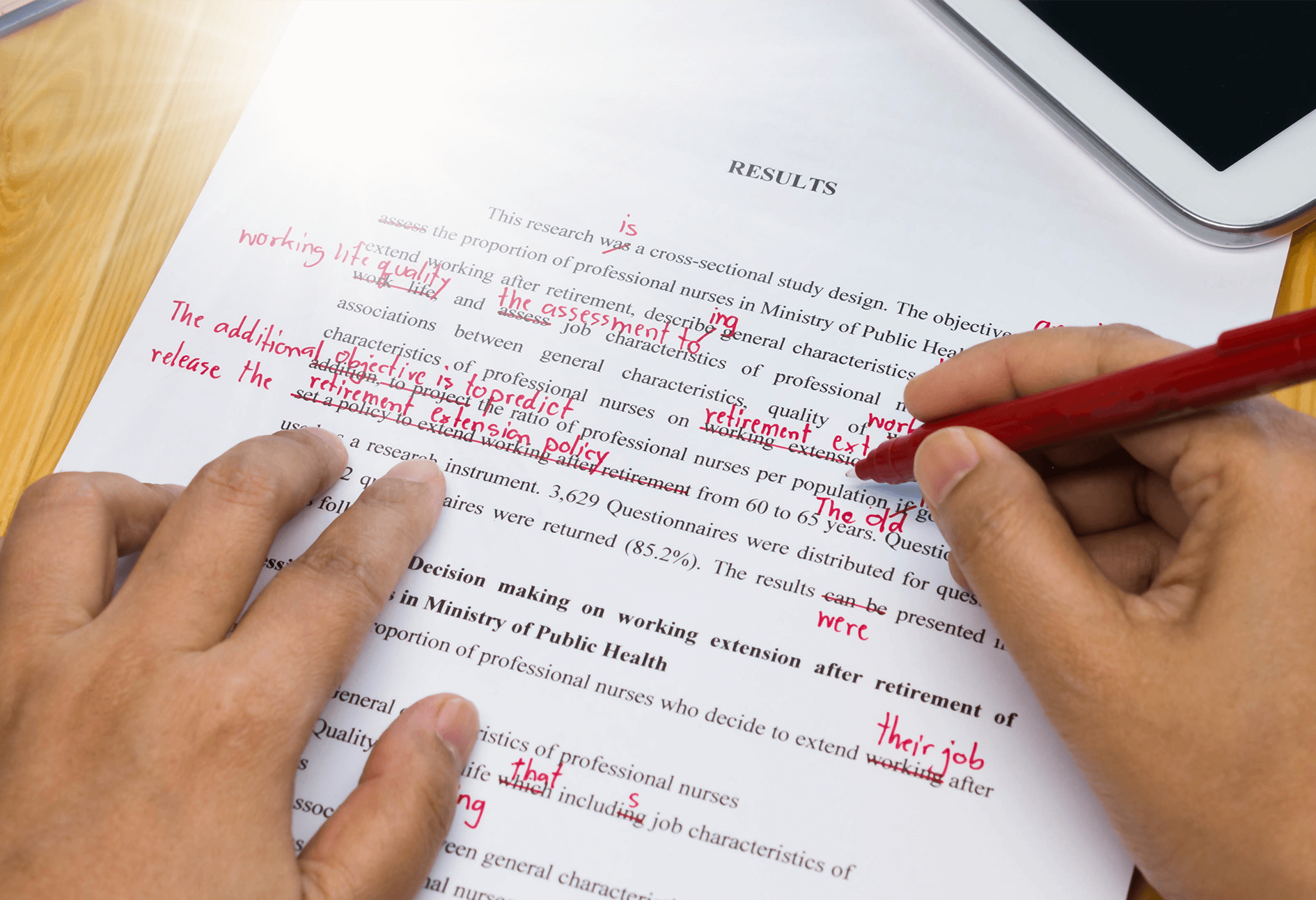 Assignment Proofreading & Editing Services
